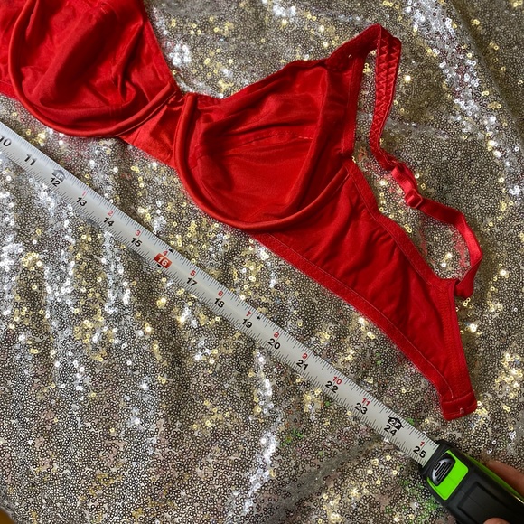 ❤️vintage shiny red bra❤️ - Picture 8 of 11
